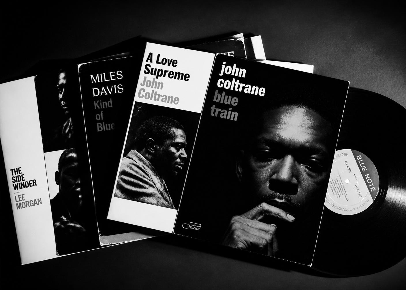 Klassische Jazz-Schallplatten